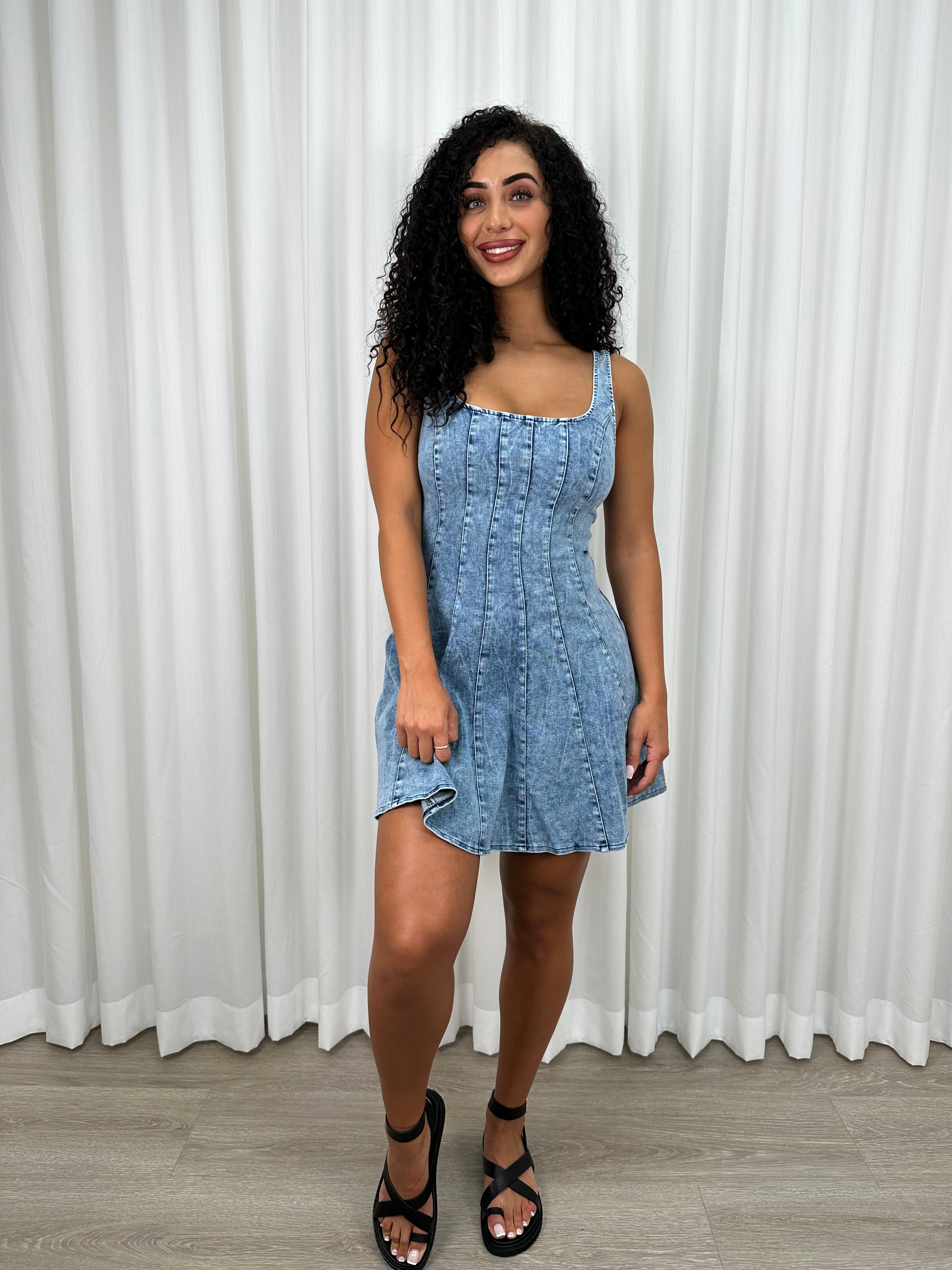 Fling Denim Dress